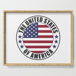 The United States of America - USA Serving Tray