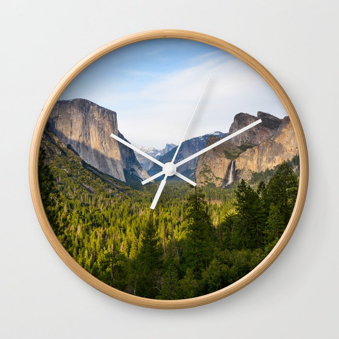 Tunnel View Yosemite Wall Clock