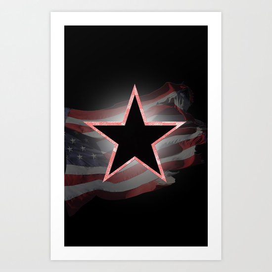 American Flag Art Print