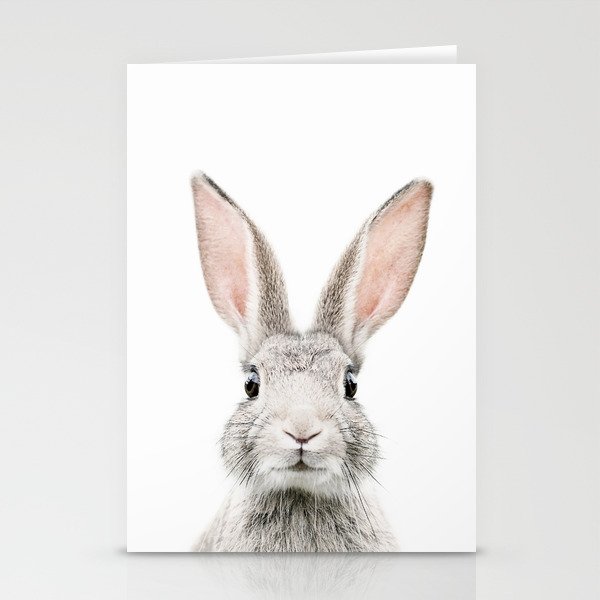 Bunny face Stationery Cards