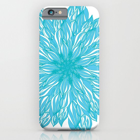 Blue flow er iPhone & iPod Case