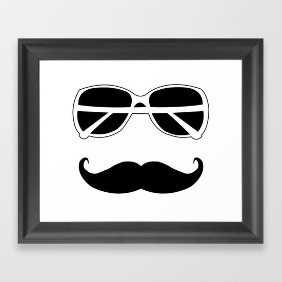 Hipster Framed Art Print