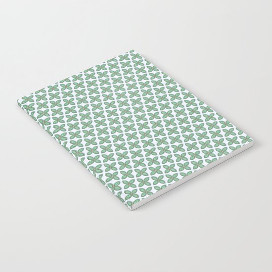 Mint Leaf Pattern Notebook
