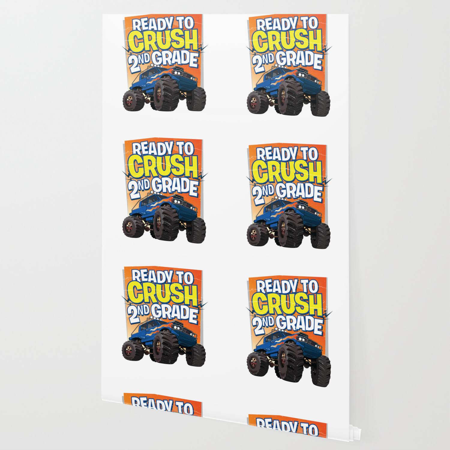 2nd Grade First Day Of School Monster Truck Wallpaper By