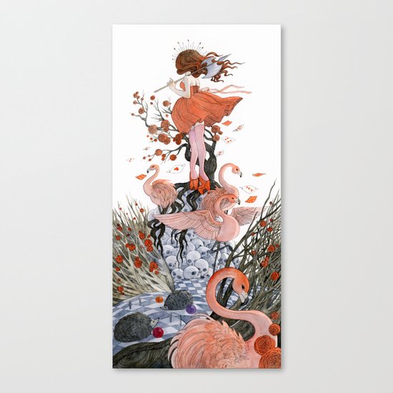 The Queen of Hearts Canvas Print