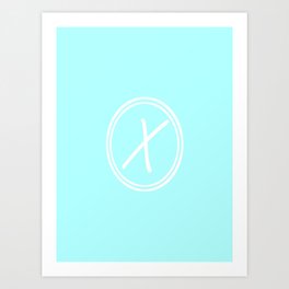 Celeste Cyan Art Prints For Any Decor Style Society6