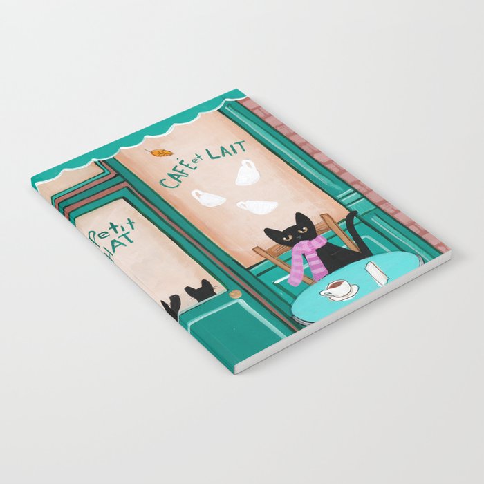 Paris Cafe for Cats Notebook