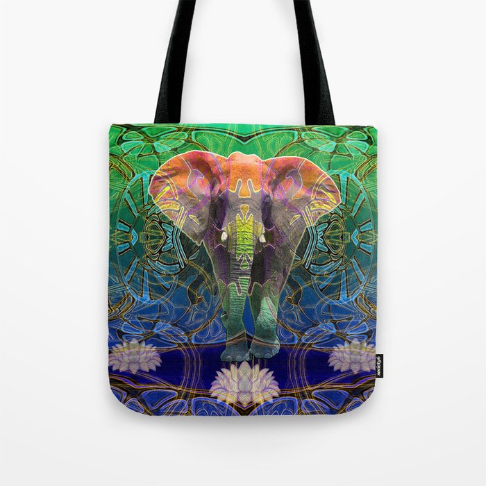 Wandering Elephant Tote Bag