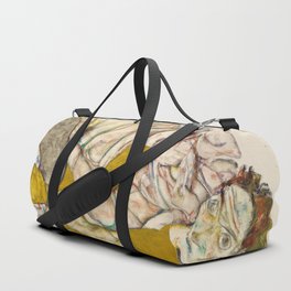 Egon Schiele - Seated Couple Duffle Bag