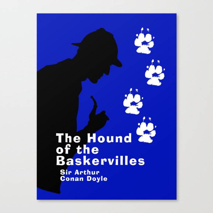 Hound of the Baskervilles Book Cover Canvas Print