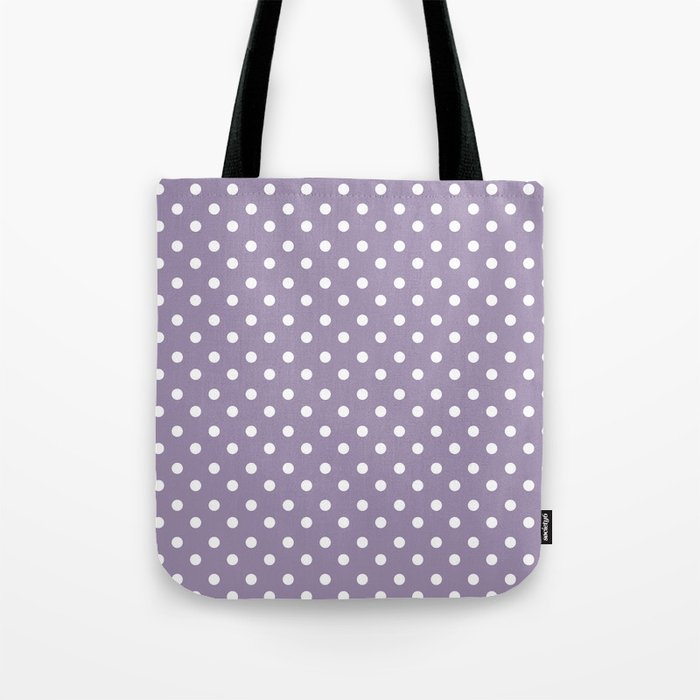 Lavender 4 dots Tote Bag