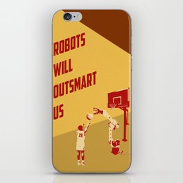 Robots will outsmart us iPhone Skin