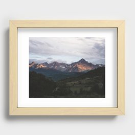 San Juan Mountains Recessed Framed Print