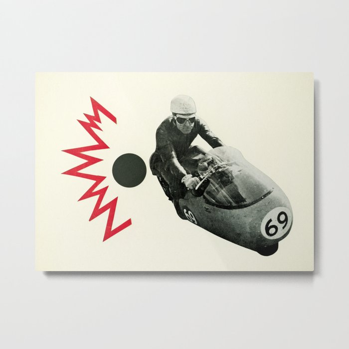 Motorcycle Madness Metal Print