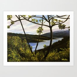 Roadside View Art Print