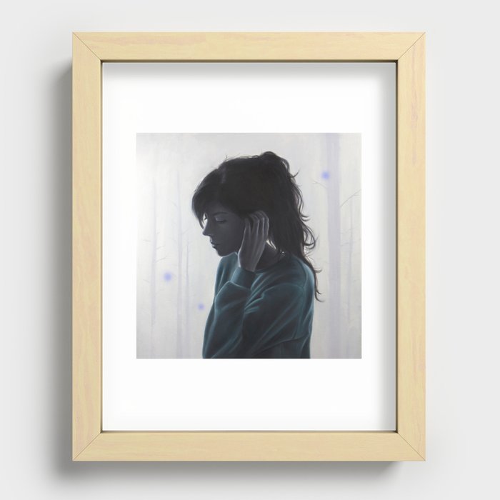 No One Said It Would Be Hard Recessed Framed Print