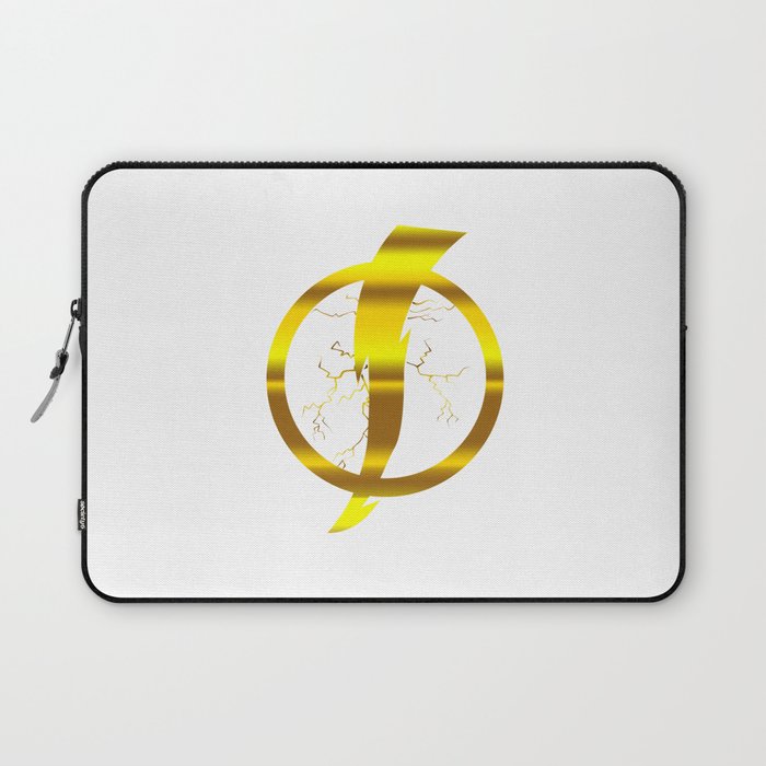 Static Shock Logo Laptop Sleeve