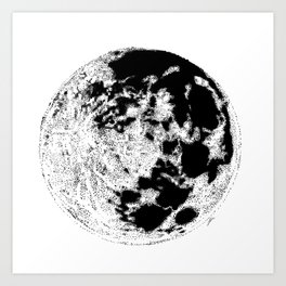 Moon Drawing Art Prints For Any Decor Style Society6