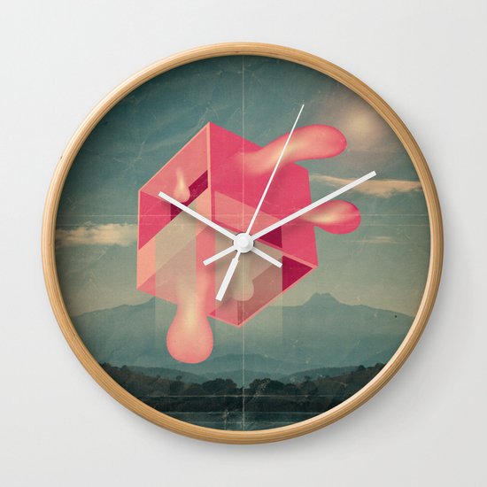 bucolico cubolo Wall Clock