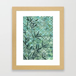 Bamboo Framed Art Print