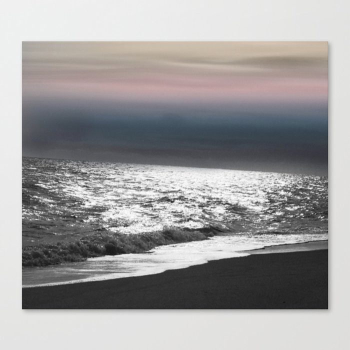 Lovely Twilight Sky Seascape Canvas Print