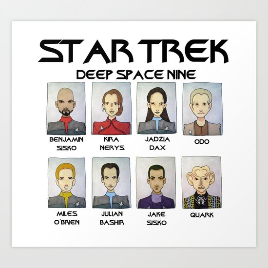 STAR TREK DS9 Art Print