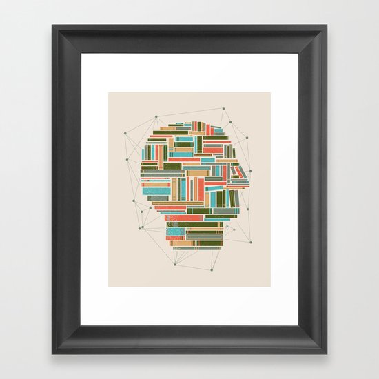 Socially Networked. Framed Art Print