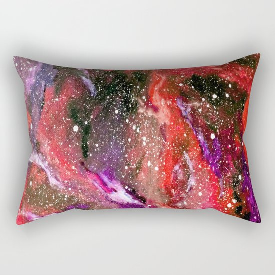 Galaxy (red) Rectangular Pillow