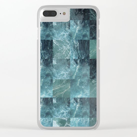 Abstract sea Clear iPhone Case