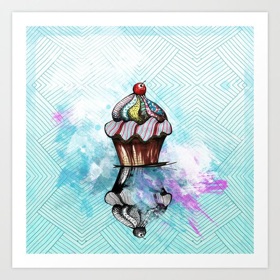 ColorCake Art Print