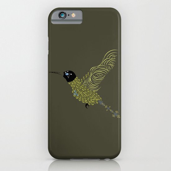 Abstract Hummingbird iPhone & iPod Case