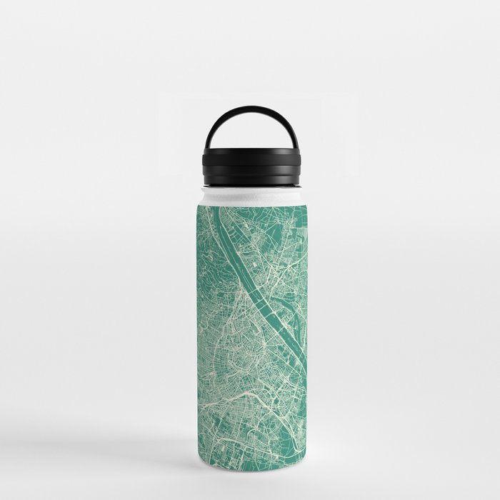 Vienna City Map Water Bottle