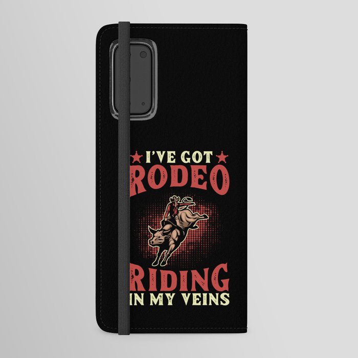 Rodeo Bull Riding Android Wallet Case