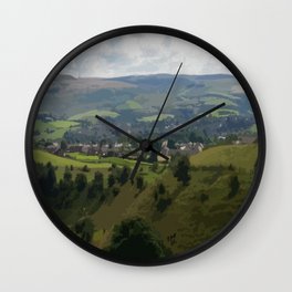 Rochdale Hilltop view Wall Clock