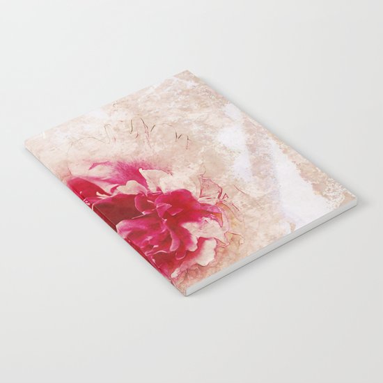 Vintage peony Notebook