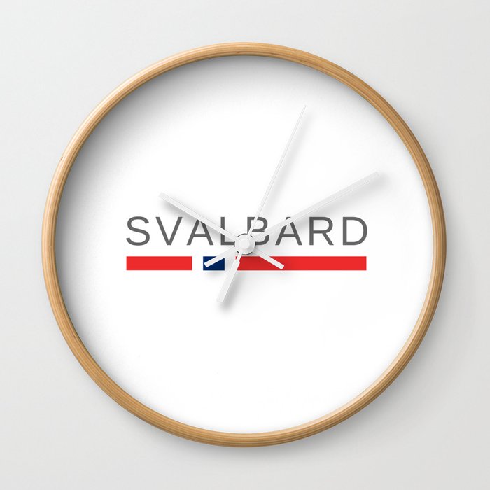 Svalbard Norway Wall Clock