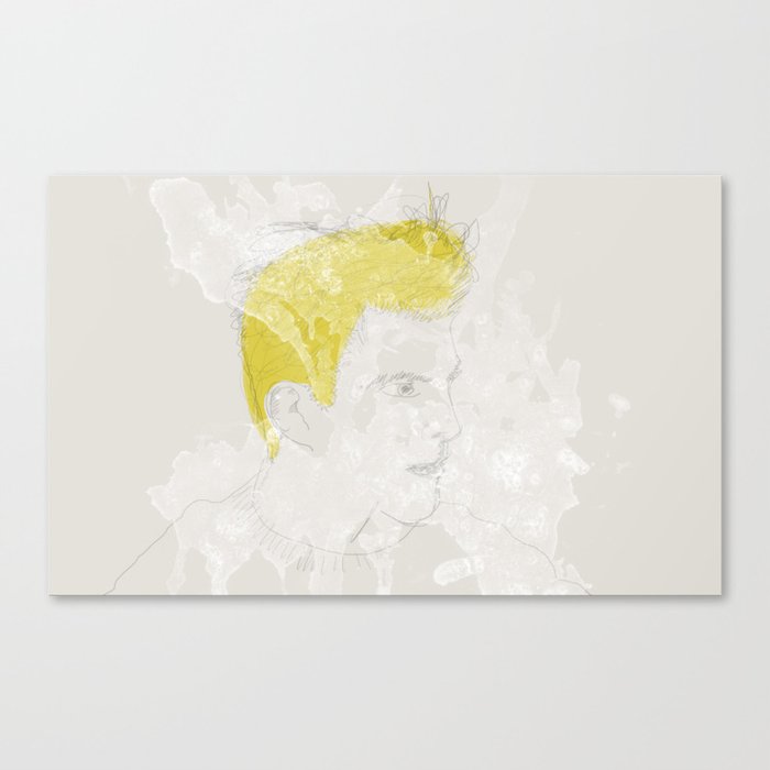 Mr.Face-A Canvas Print