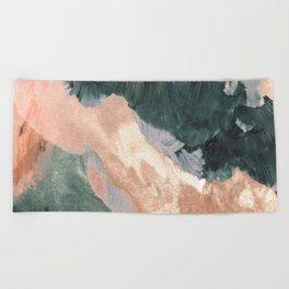 Modern Abstract Painting Beach Towel