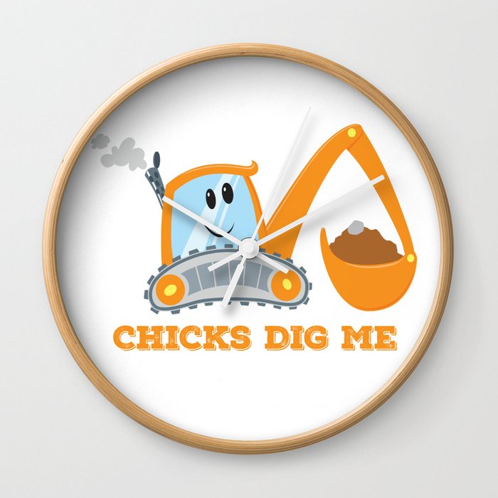 Chicks Dig Me Wall Clock