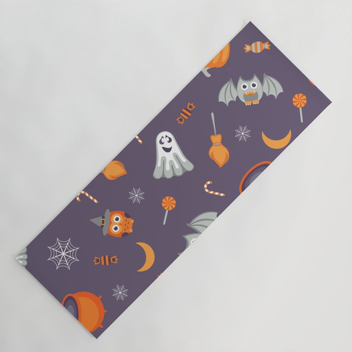 Halloween Seamless Pattern Yoga Mat