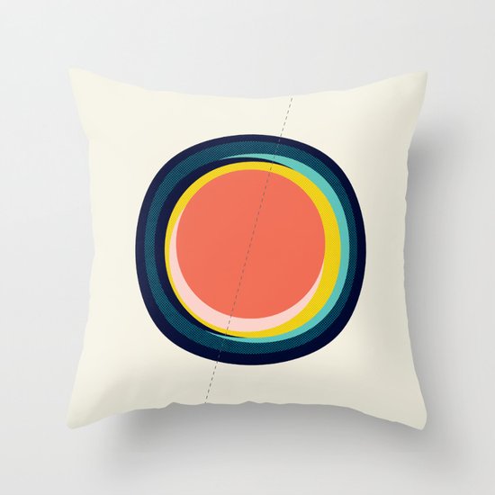 Future Globes 003 — Matthew Korbel-Bowers Throw Pillow