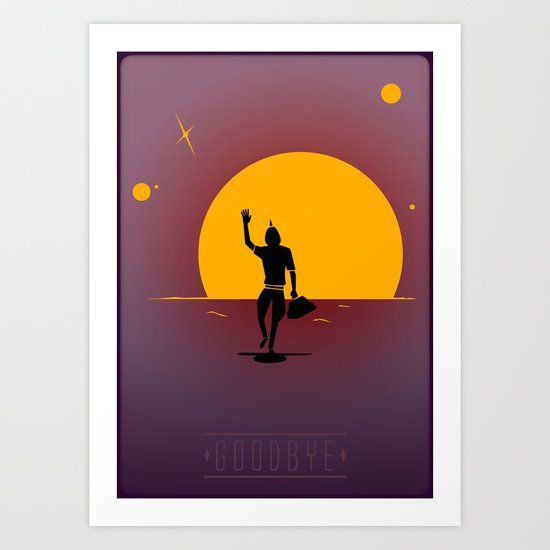 Goodbye Gir! Art Print