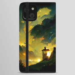 A fairy landscape, a magical night iPhone Wallet Case