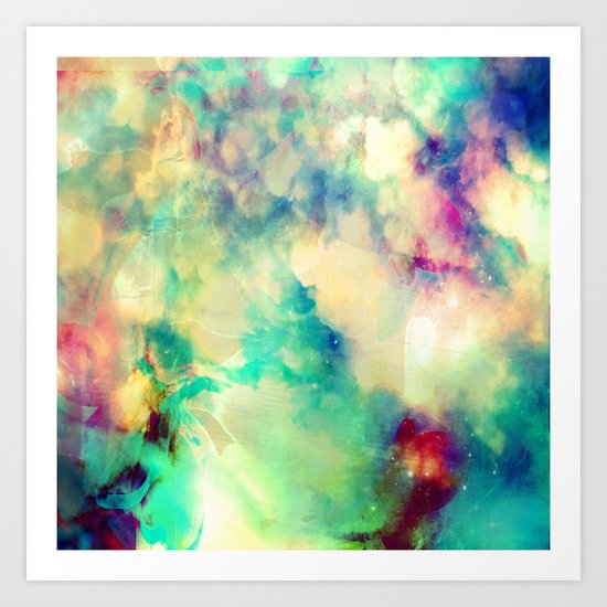 Fume Color Splash 02 Art Print