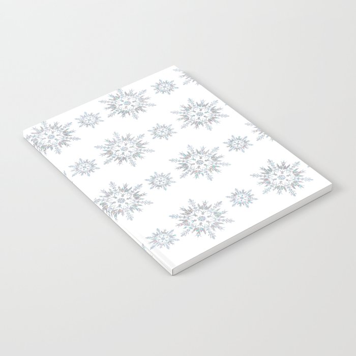 Iridescent Snowflake Notebook