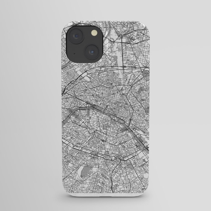 Paris Map Line iPhone Case