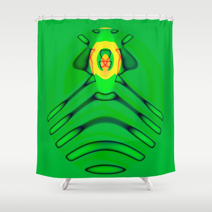 Church of the Radioactive Frog Shower Curtain