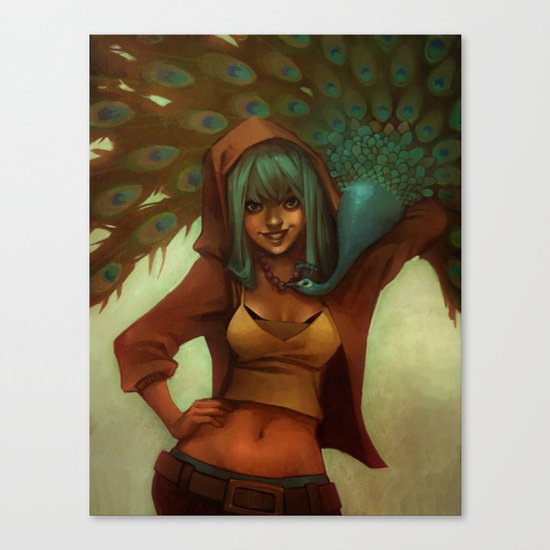 peacock Canvas Print