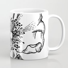 Floral Line Drawing (1) - Home Decor Coffee Mug