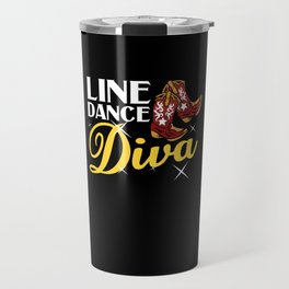 Line Dance Music Song Country Dancing Lessons Travel Mug